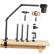 Heavy Duty Overhead Camera Desk Mount Stand 14.5"-41" with 1/4" Screw, 3 DTMS05