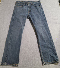 Levi's 505 Regular Fit Straight Leg Jeans Men's 33x30 Blue Denim Pants