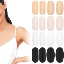 16 Pcs Bra Strap Pads, Silicone Bra Strap Cushion Non-Slip Shoulder Pads