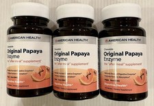 American Health Original Papaya Enzyme, 100 Chewables Exp: 2/2026