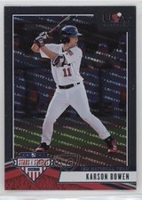 2019 Panini USA Baseball Stars & Stripes Longevity Karson Bowen #55 0a3