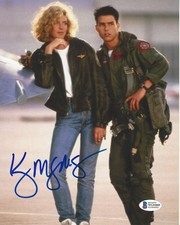 KELLY MCGILLIS SIGNED 'TOP GUN' 8x10 MOVIE PHOTO CHARLIE ACTRESS 1 BECKETT COA