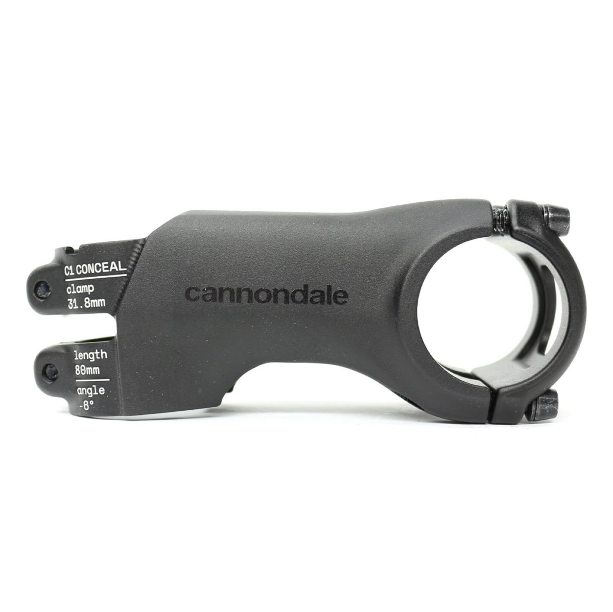 キャノンデール　C1 ステム　サイコンマウント付 Cannondale C1 Conceal Stem 80mm x -6 Degree Stem Black CP2103U1080