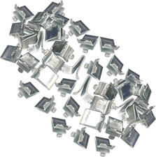 Adjustable Steel Pilaster Shelf Support Clips -40 Pieces