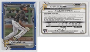 2021 Bowman Chrome Blue Refractor /150 Ke'Bryan Hayes #29 Rookie RC