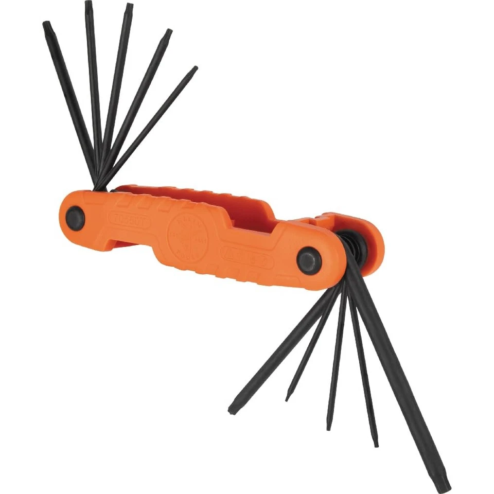 Klein Tools 10 Piece Folding Hex Key Set Extended Reach With Durable Handle - Image 4 of 4