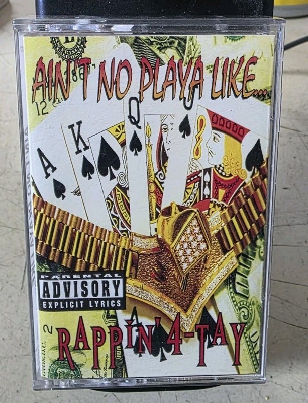 Rappin-4-tay - Aint No Playa   RARE BAY G-FUNK RAP CASSETTE 1996 D-MOE  T-LOWE