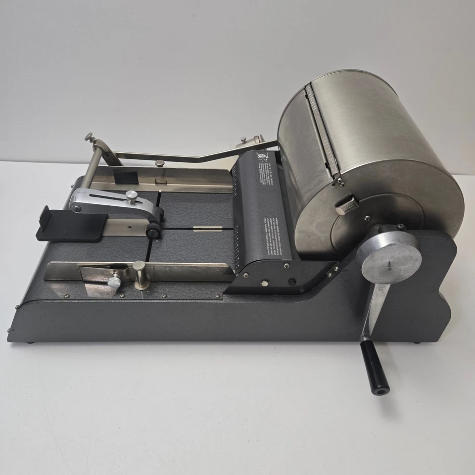 HEYER LETTERGRAPH MODEL 82 SPIRIT DUPLICATOR Copier Press Applicator With Cover - Image 4 of 4