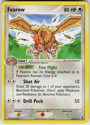 Fearow 24/112 EX FireRed & LeafGreen Rare Pokémon Card
