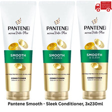 3x230ml Pantene Smooth & Sleek Conditioner, 18.54 per litre