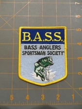 Vintage B.A.S.S. Member Patch - Old Logo Type 2 - 3 1/4 x 4 inch