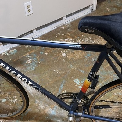 Peugeot Iseran Carbolite 103 Blue Road Bike Complete Bicycle Made