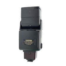 Sunpak Auto 433AF Thyristor Shoe Mount Flash for Canon Autofocus Bounce Zoom