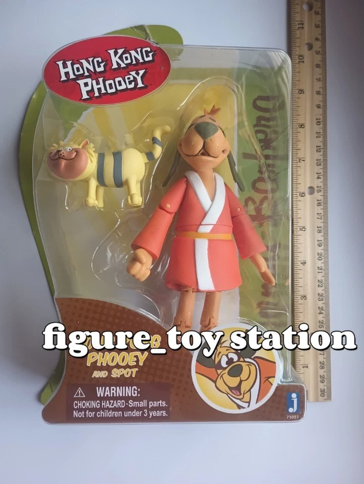 Jazwares Hanna-Barbera Hong Kong Phooey & Spot Cartoon Figure Pack Collection - Image 2 of 3