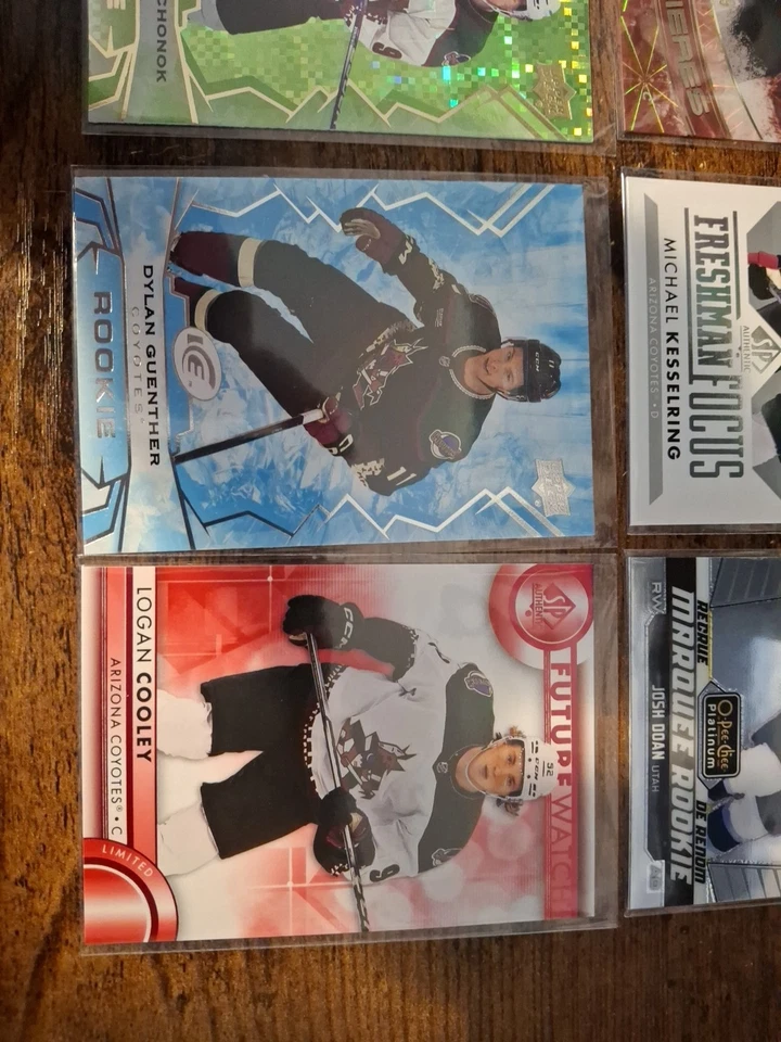 Utah Hockey Club/ Coyotes Lot Of 8 Rookie Cards As Pictured **Combine Ship ** - Image 2 of 4