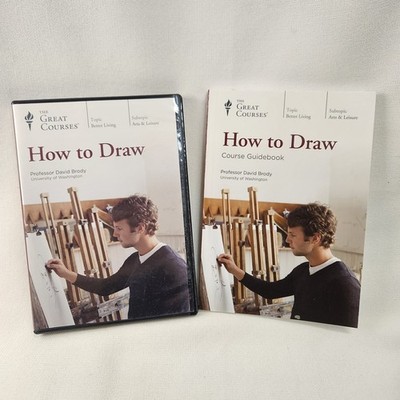 The Great Courses How to Draw DVD New Open w Course Guidebook Novice Artist