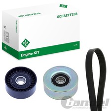 INA KEILRIPPENRIEMENSATZ passend für CITROËN BERLINGO C3 C4 C5 DS3 DS4 DS5 MINI 