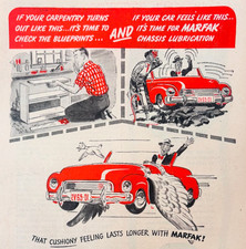 1948 Texaco Gas & Oil Advertisement Marfak Chassis Lubrication Automotive F15U1
