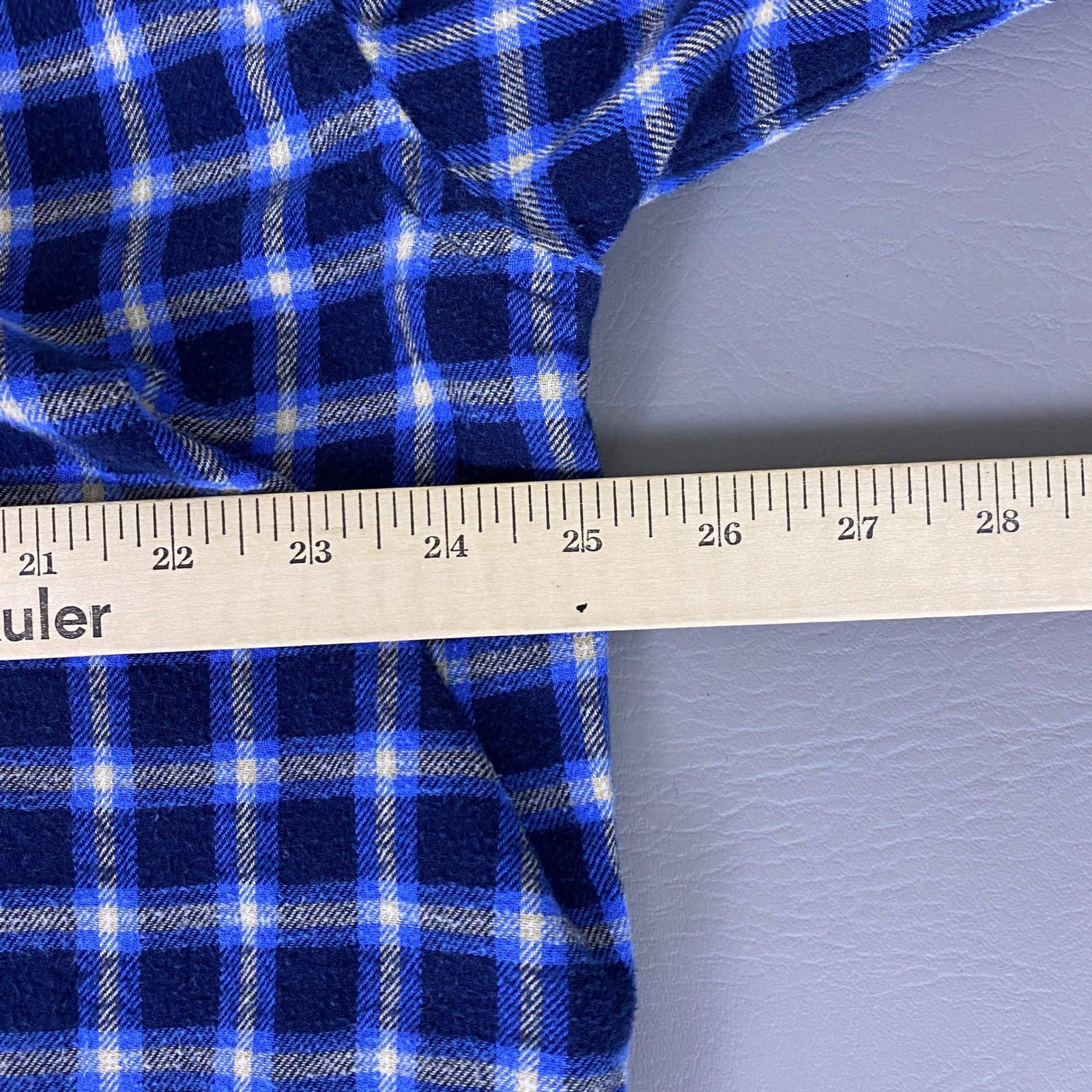 Basic Editions Flannel Button Down Shirt Men's XL… - image 9