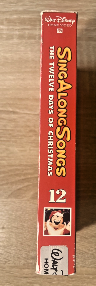 Disney Sing Along Songs The Twelve Days of Christmas VHS Volume