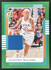 2025 Panini Donruss WNBA Jersey Series Green #13 Courtney Williams /30