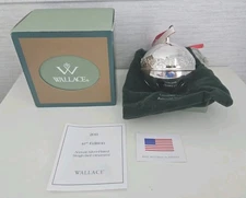 Wallace Sleigh Bell 2011 41st Edition Silver Plated Original Box