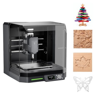 Genmitsu Cubiko CNC Router Machine with Enclosure, PCB Milling Machine, Smart...