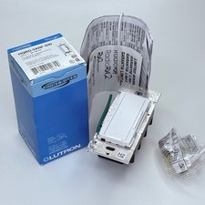 Lutron Homeworks QS HQRD-2ANF-SW 2 Amp Ceiling Fan Speed Control - Snow - NEW