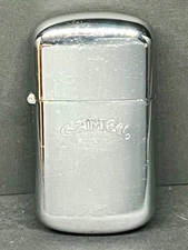 Vintage Camel Lighter w/ Flip-Top Metal Case Chrome Smoking Collectible