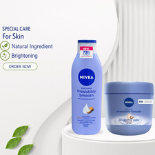 Nivea Irresistibly Smooth Body Lotion & Cream 400ml | Shea Butter Care