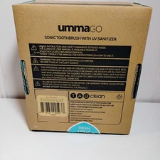 Tao Clean UMMA GO Sonic Toothbrush with UV Sanitizer white travel diamond 