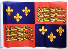 PACK OF 4 TUDOR ROYAL STANDARD mini flag 9" x 6" 22cm x 15cm flags Henry 8th