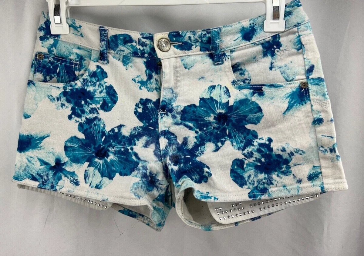 Short En Jean Blanc Justice - Taille 10 Fille - Très Bon état