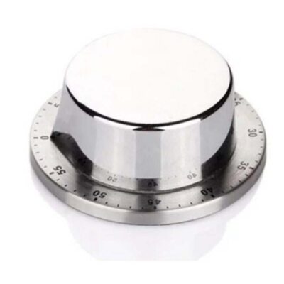 1pcs Stainless Steel Kitchen Cooking Timer Magnetic Base Mechanical new