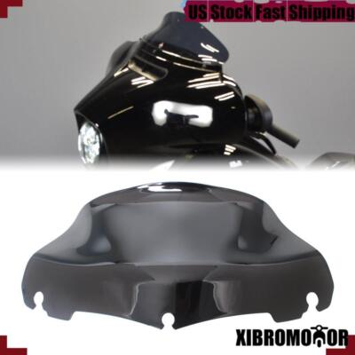 #ad Black 9quot; Wave Windshield Windscreen For Harley Touring Electra Street Glide 14 $35.31