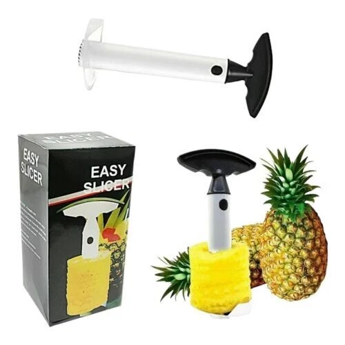 LOTE 10 Cortador Cortador de Piña de Cocina Fácil Corer Gadget Plástico Pelador de Frutas Foto 3 de 4