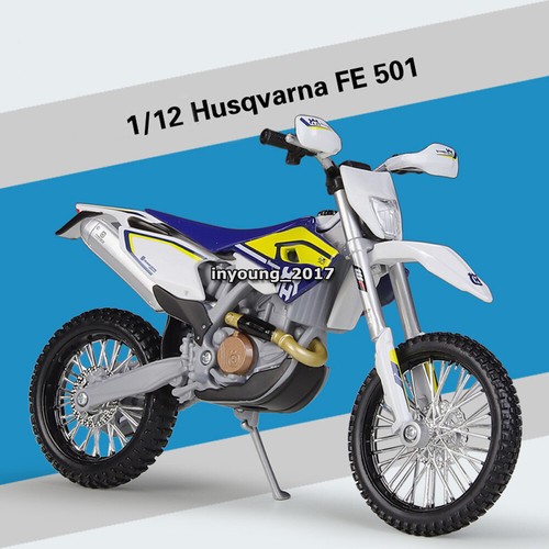 1/12 Husqvarna FE 501 Motorcycle Model Diecast Dirt Bike Toy Vehicle for Kids - Picture 8 of 10