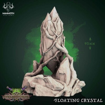 Floating Crystal Dungeons & Dragons D&D Pathfinder Miniature Terrain ...