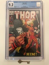 Thor #165 CGC 9.2 OW-W Pages -- 1ST FULL WARLOCK GOTG Avengers! MCU Key