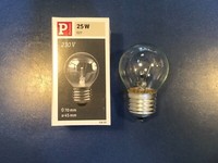 Paulmann Tropfenlampe E27 25W ø 45Mm Klar GlüHlampe 230V Art.Nr: 118.20 Dimmbar