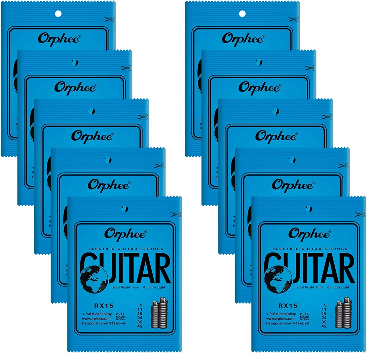 Thin electric cheap guitar strings