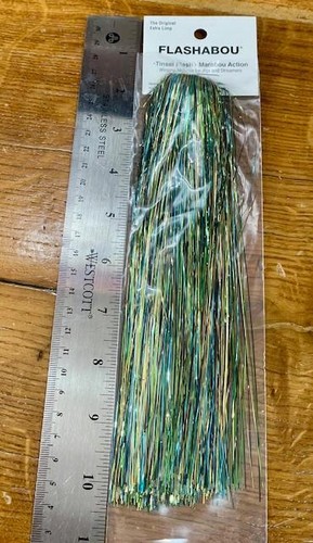 HEDRON ORIGINAL FLASHABOU - U PICK COLOR. FLY TYING FLASH MATERIAL. JIGS TINSEL - Picture 2 of 37