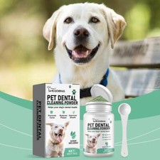  . Teeth-Cleaning Pow.r For Dogs  Dental Cleaning Powder Tartar For Pets X2W1