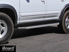 iBoard Polished Running Boards Style Fit 95-01 Ford Explorer 4-Door