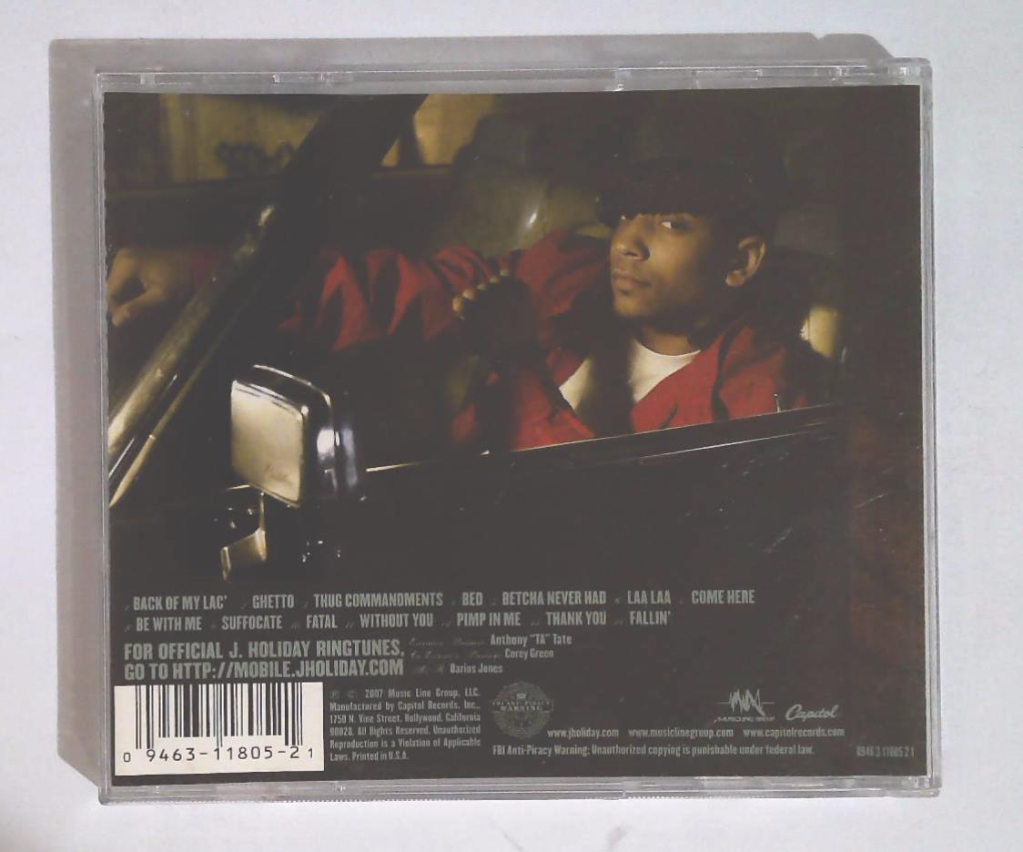J. Holiday – Back Of My Lac' 094631180521 US CD | eBay