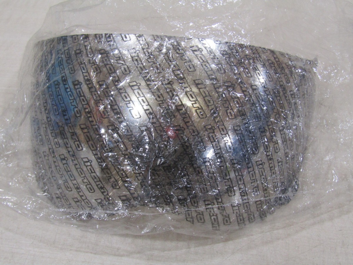 Icon Variant Helmet Shield RST Silver Ship GSXR CBR R6 ZX R1 for