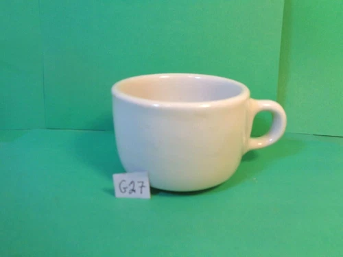 Tepco Heavy Restaurant Ware Coffee Mug, 2 3/8" Tall, White (Used/EUC)