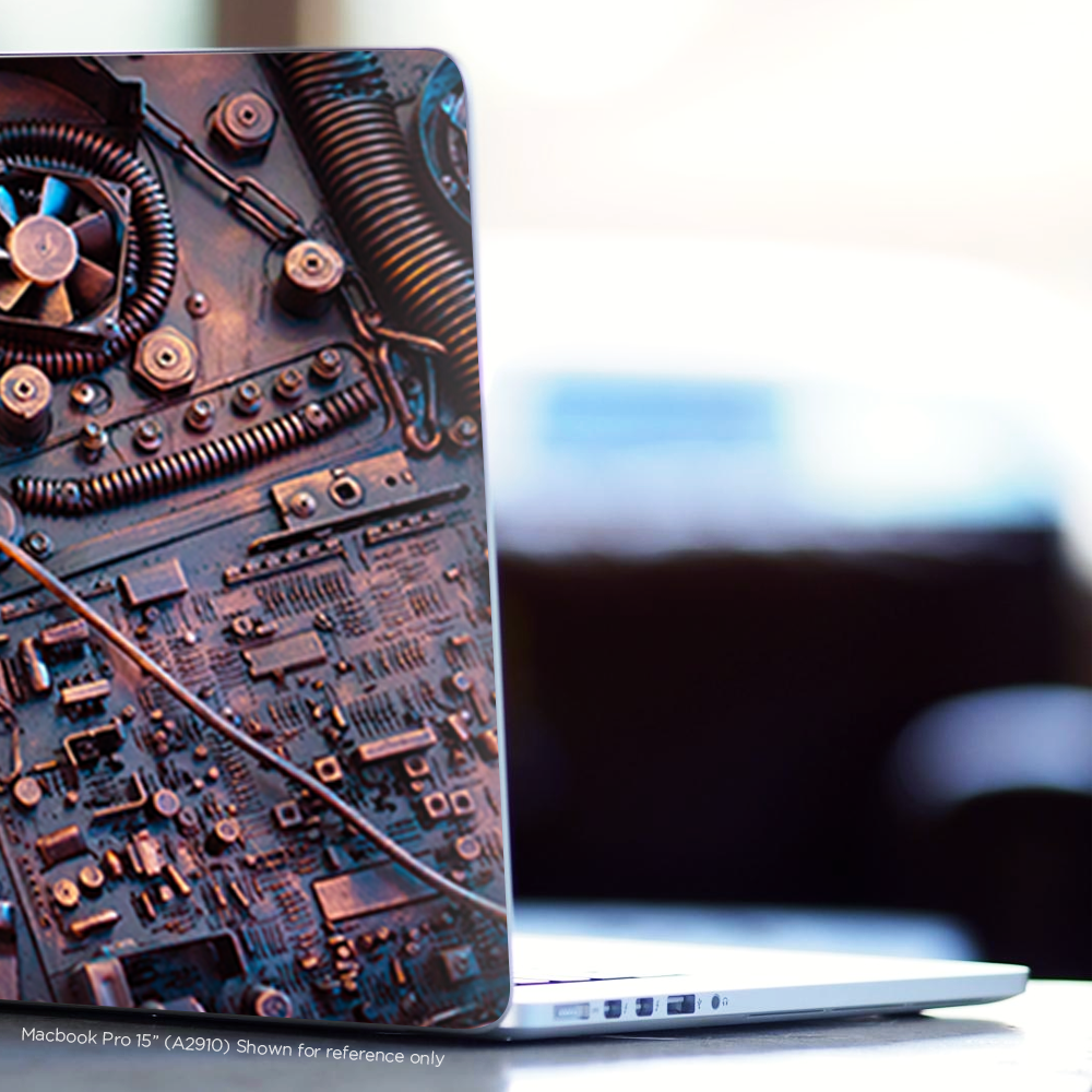 Steampunk Metal Panel Vault Gear  Skin For Macbook Pro 13 inch Retina  Touch Bar –