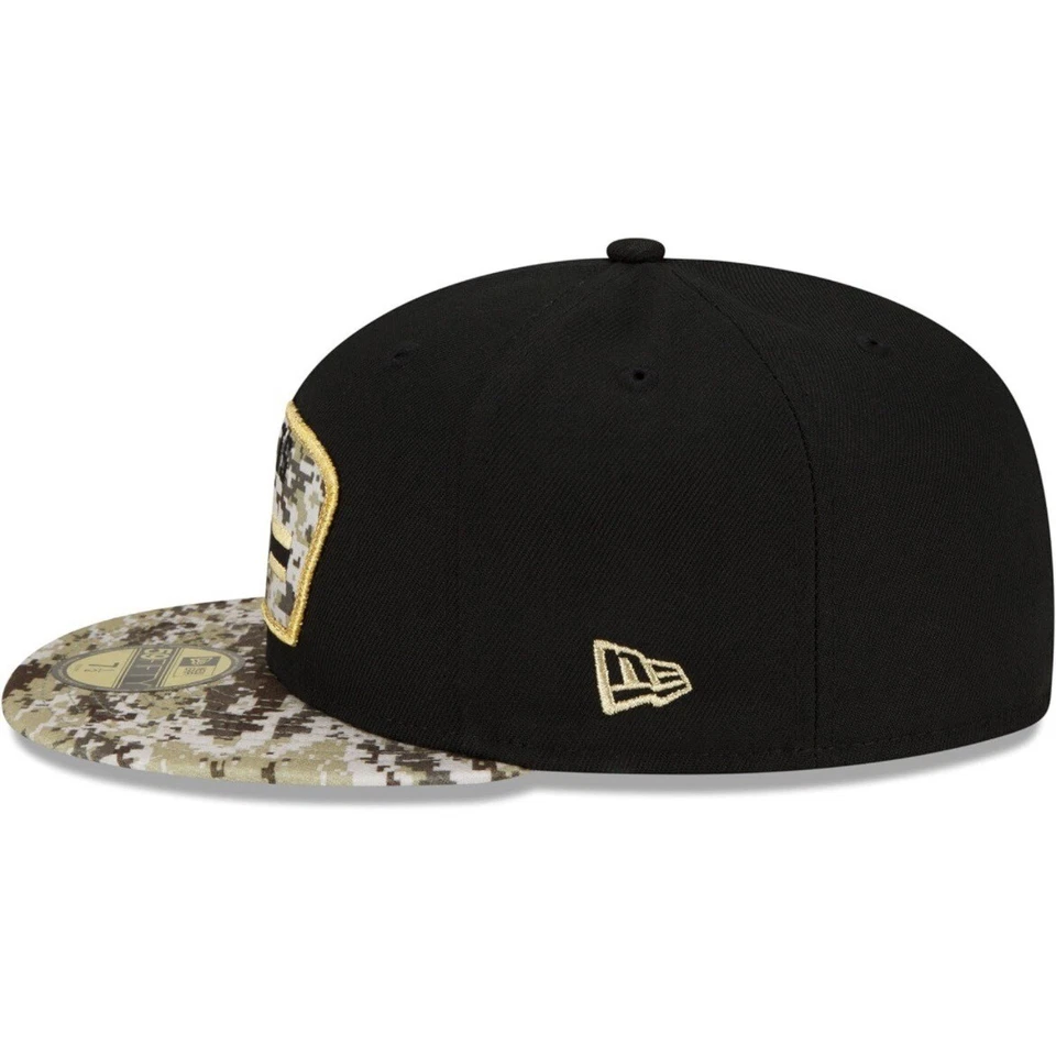 Кепка с плоским козырьком New Era 59Fifty New Orleans Saints Service мужская размер 7 - Изображение 4 из 4
