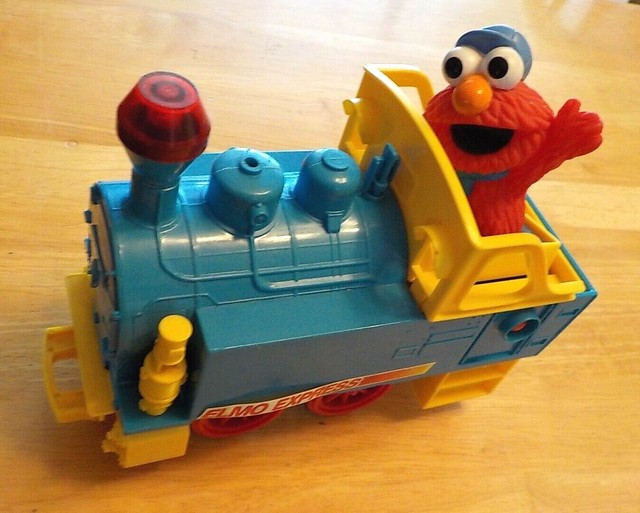 Vintage Elmo Express Train Engine Tyco Sesame Street eBay
